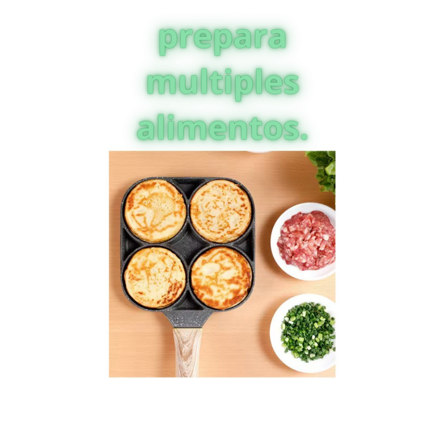 Sarten PREMIUM Antiadherente Multiusos 4 Puestos