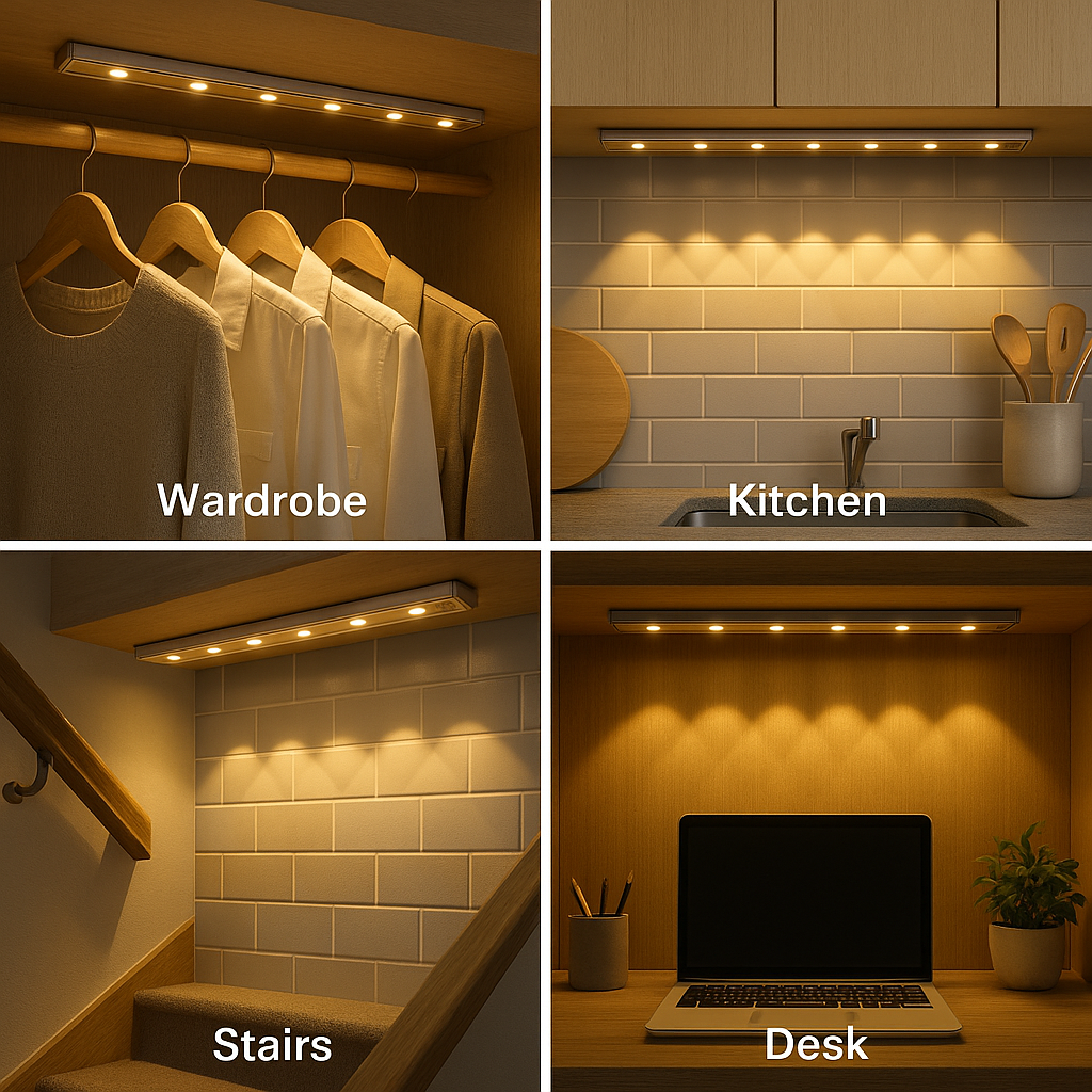 BARRA LED CON SENSOR Y RECARGABLE