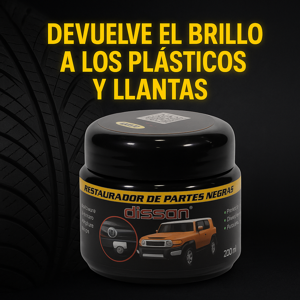 Restaurador De Partes Negras 200gr