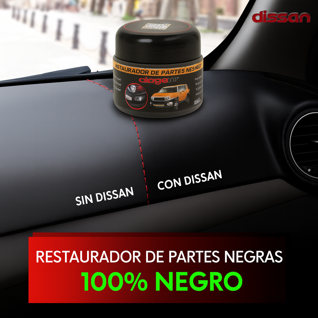 Restaurador De Partes Negras 200gr
