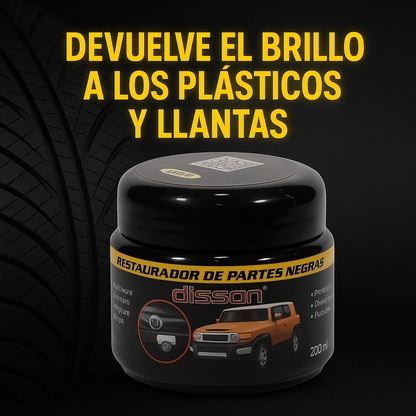 Restaurador De Partes Negras 200gr