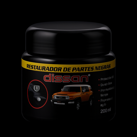 Restaurador De Partes Negras 200gr